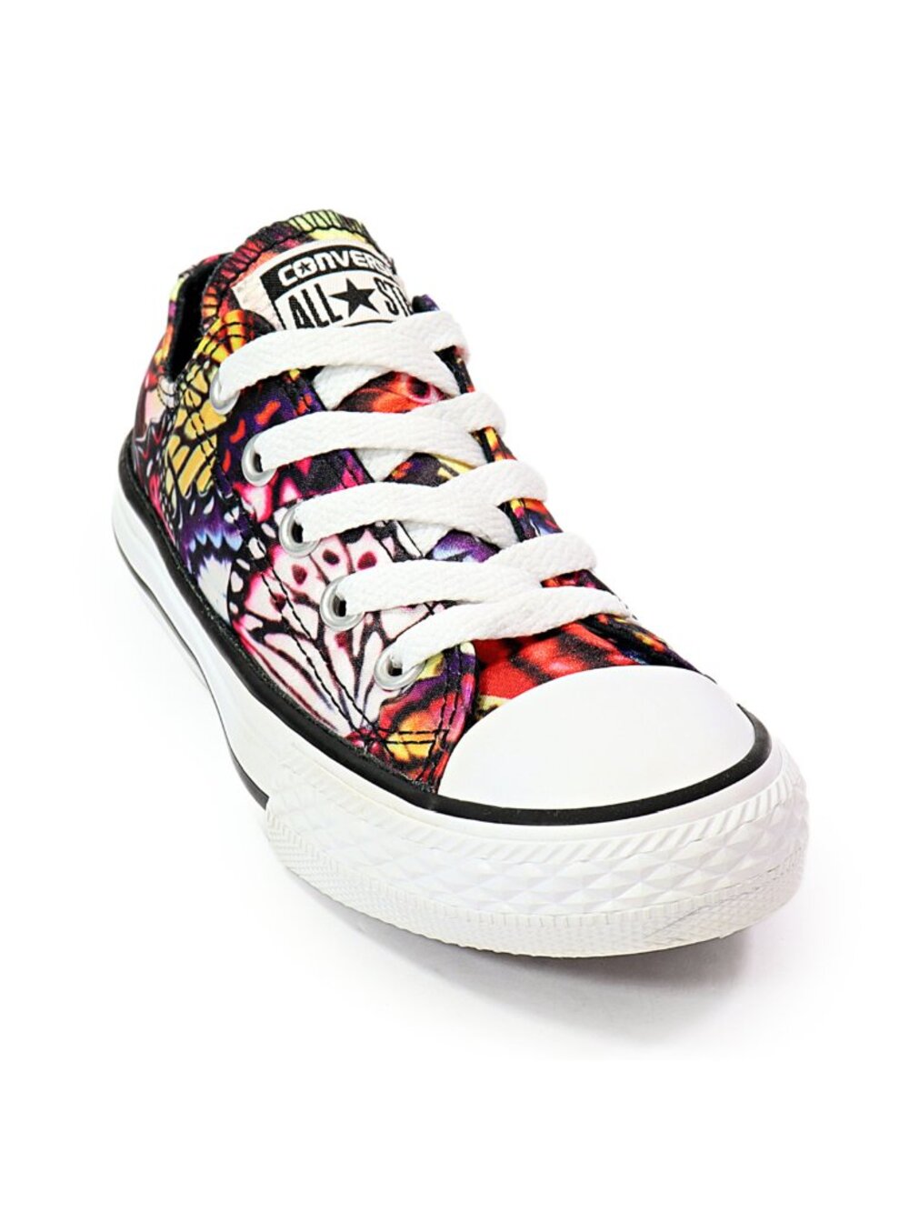 Converse Kid's Chuck Taylor All Star Low Top Sneakers Butterfly Wings Size 11